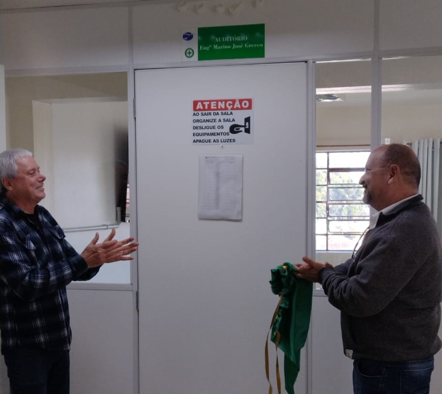 Momento da inauguração